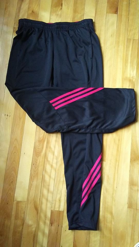 Pantalon noir et rose Adidas S
