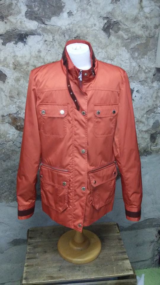 Manteau orange Calvin Klein XS