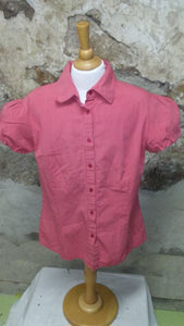 Chemise rouge fines rayures Mexx gr42