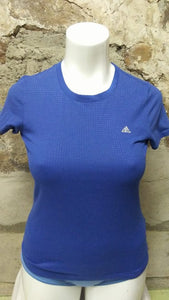 T-Shirt à pois bleu d'Adidas L