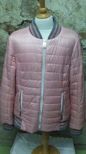 Manteau rose et gris de San Francisco M