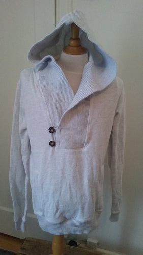 Hoodie gris-blanc Billabong M