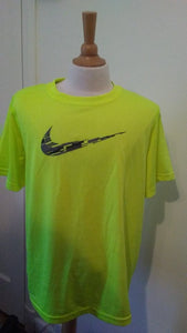 T-Shirt jaune-vert néon Nike M