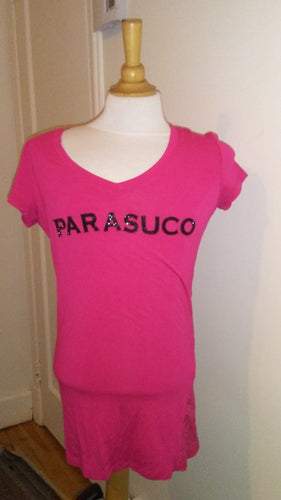 T-Shirt rose Parasuco S