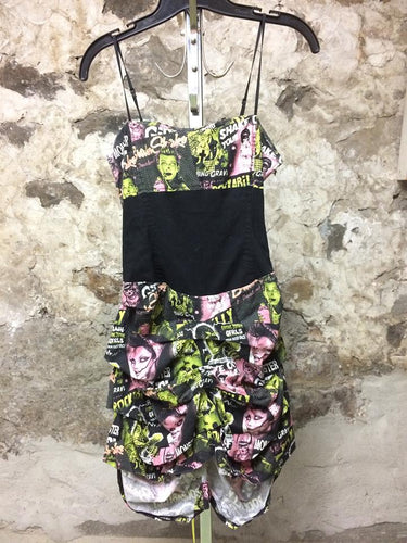 Robe courte motifs horreurs S-M